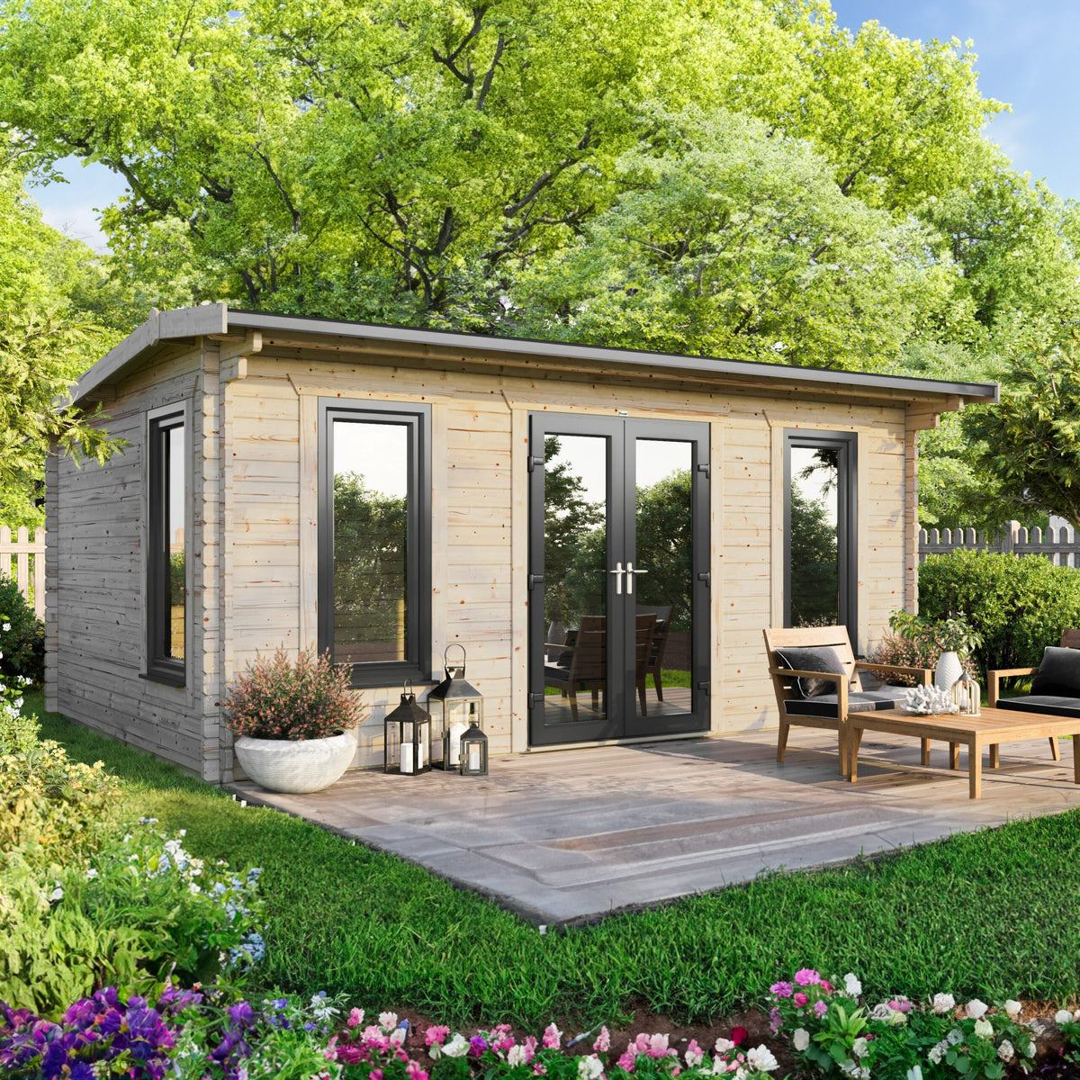 Power Apex Log Cabin - 44mm 20x14 / Centre