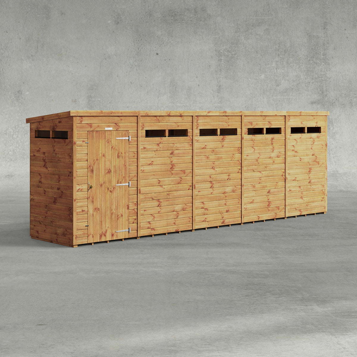 Power Pent Security Shed 20x4