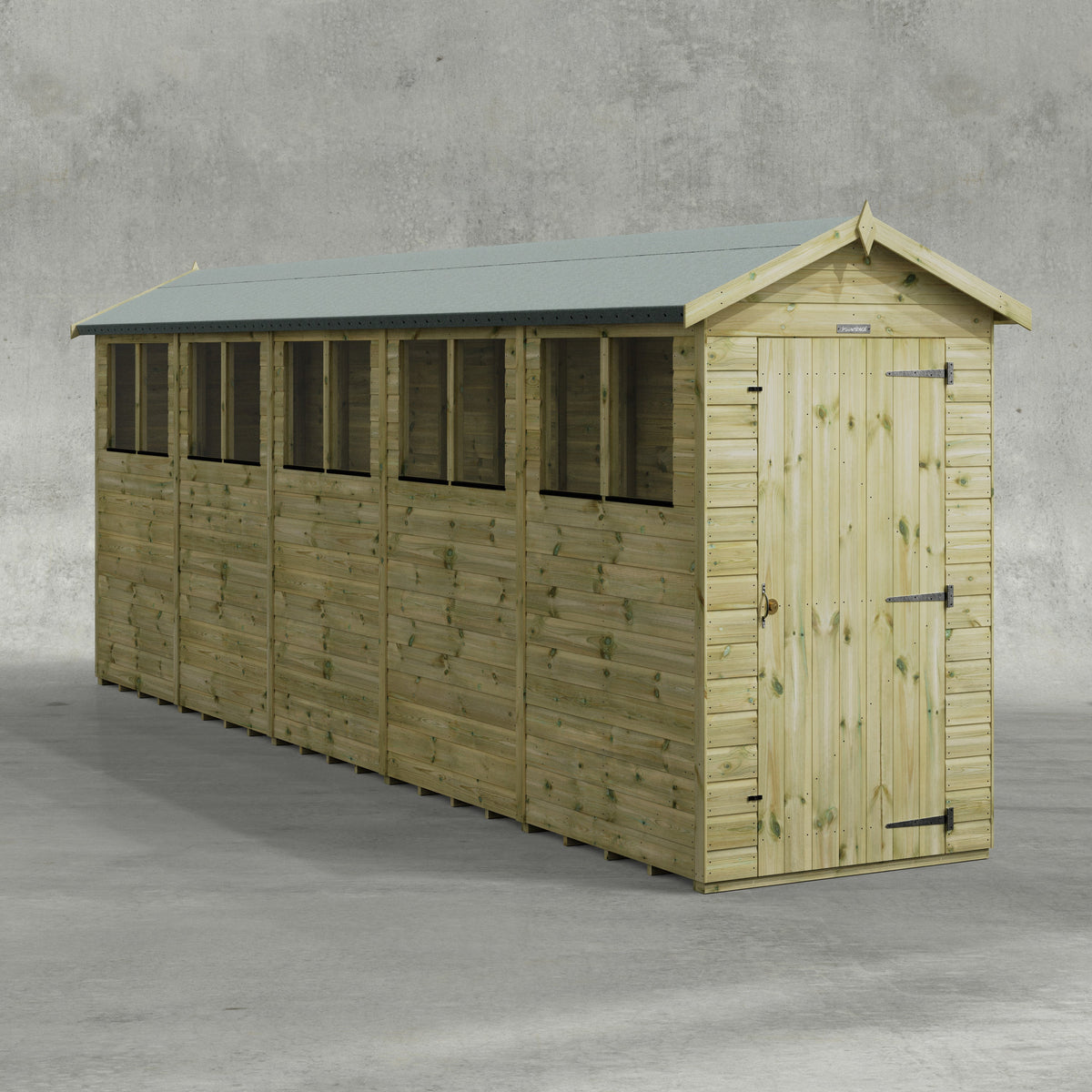Power Premium Apex Shed 20x4