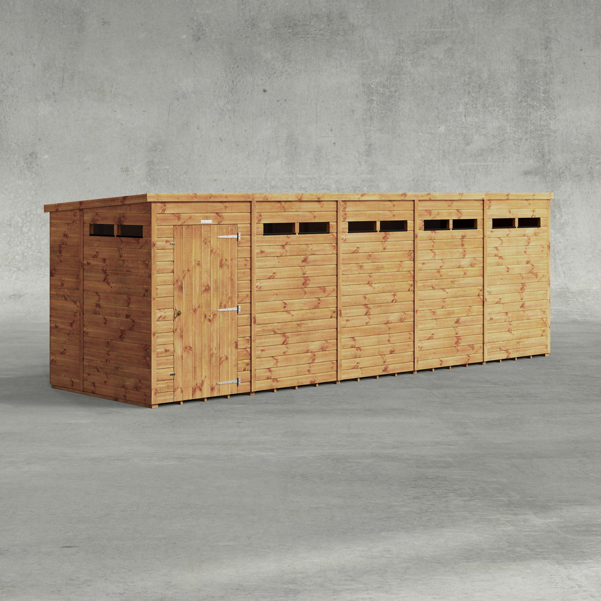Power Pent Security Shed 20x6