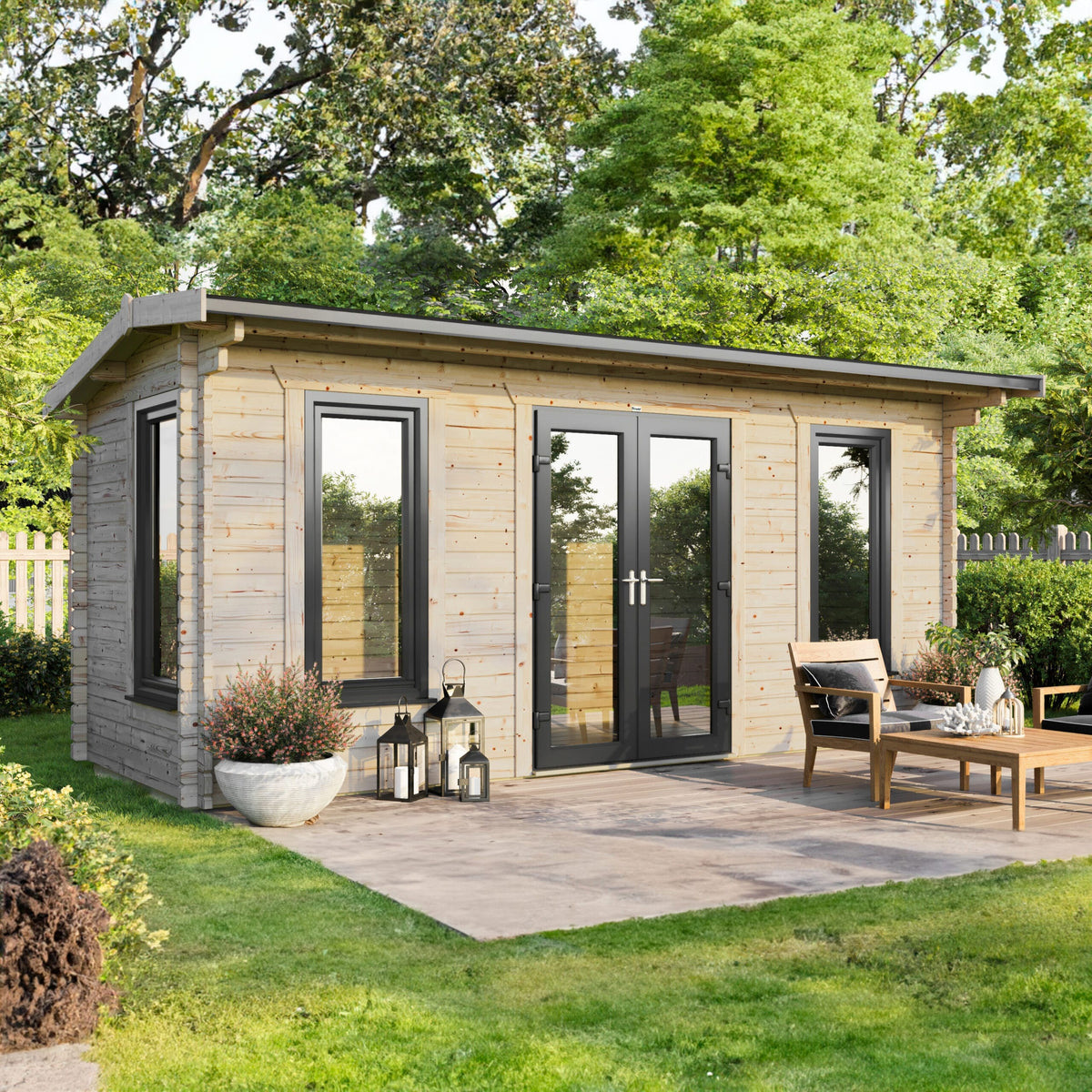 Power Apex Log Cabin - 44mm 20x8 / Centre