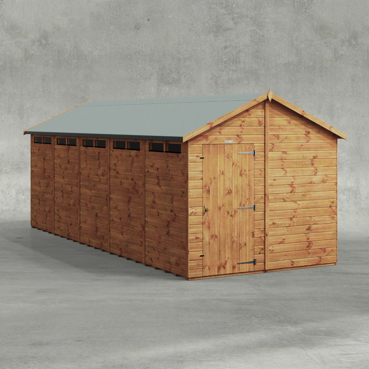 Power Apex Security Shed 20x8