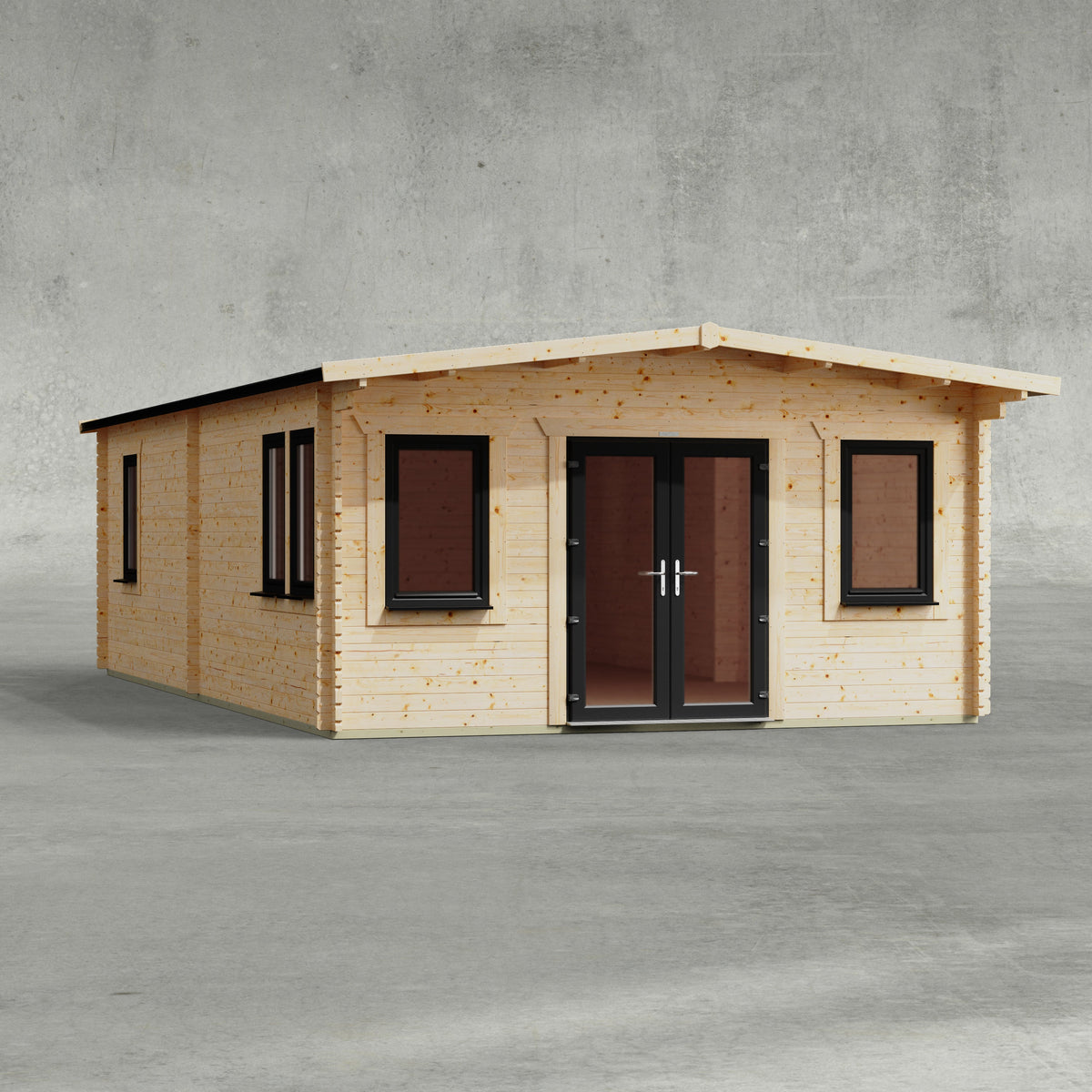 Power Sheds Power Apex Manor Log Cabin 28ft x 16ft / Centre