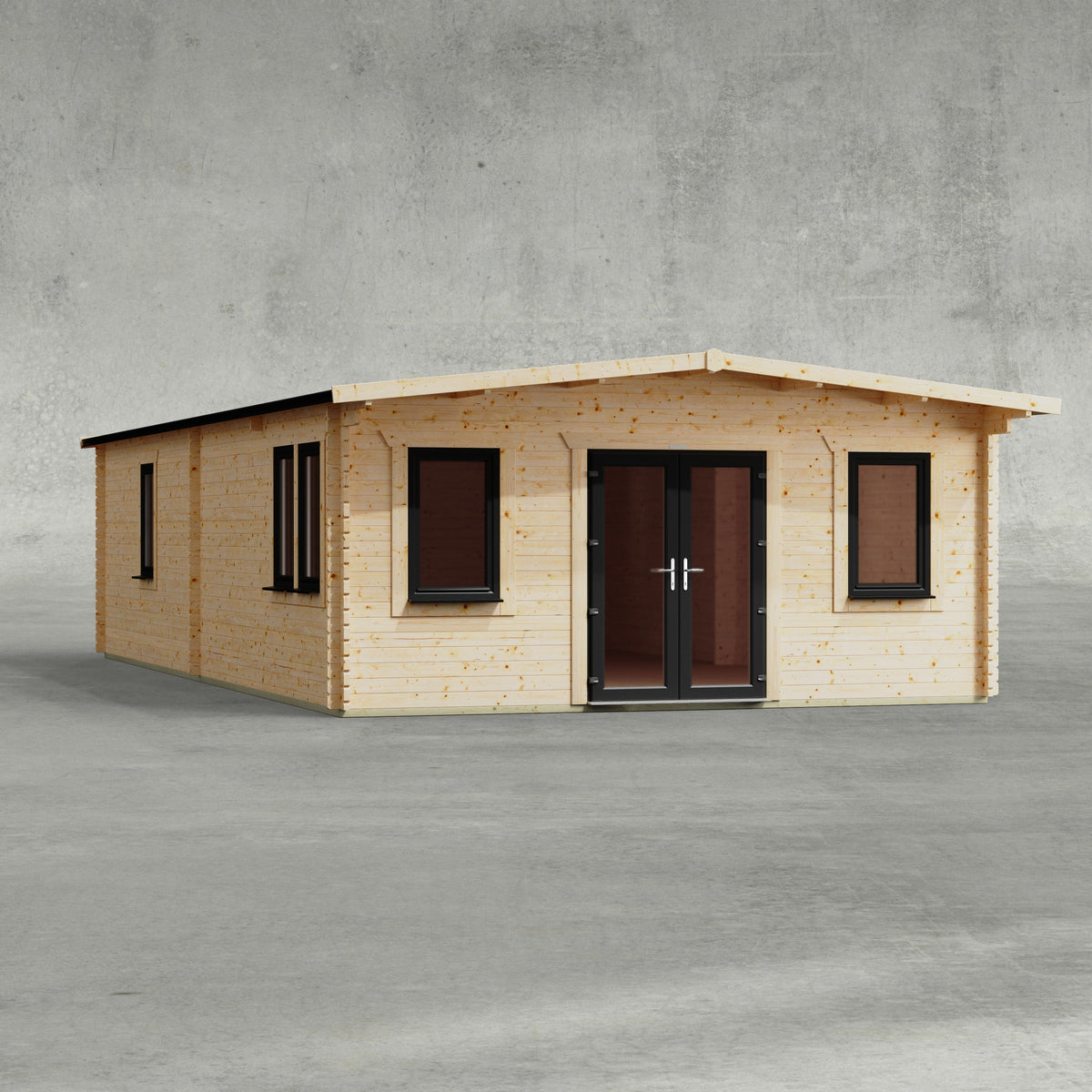 Power Sheds Power Apex Manor Log Cabin 34ft x 18ft / Centre