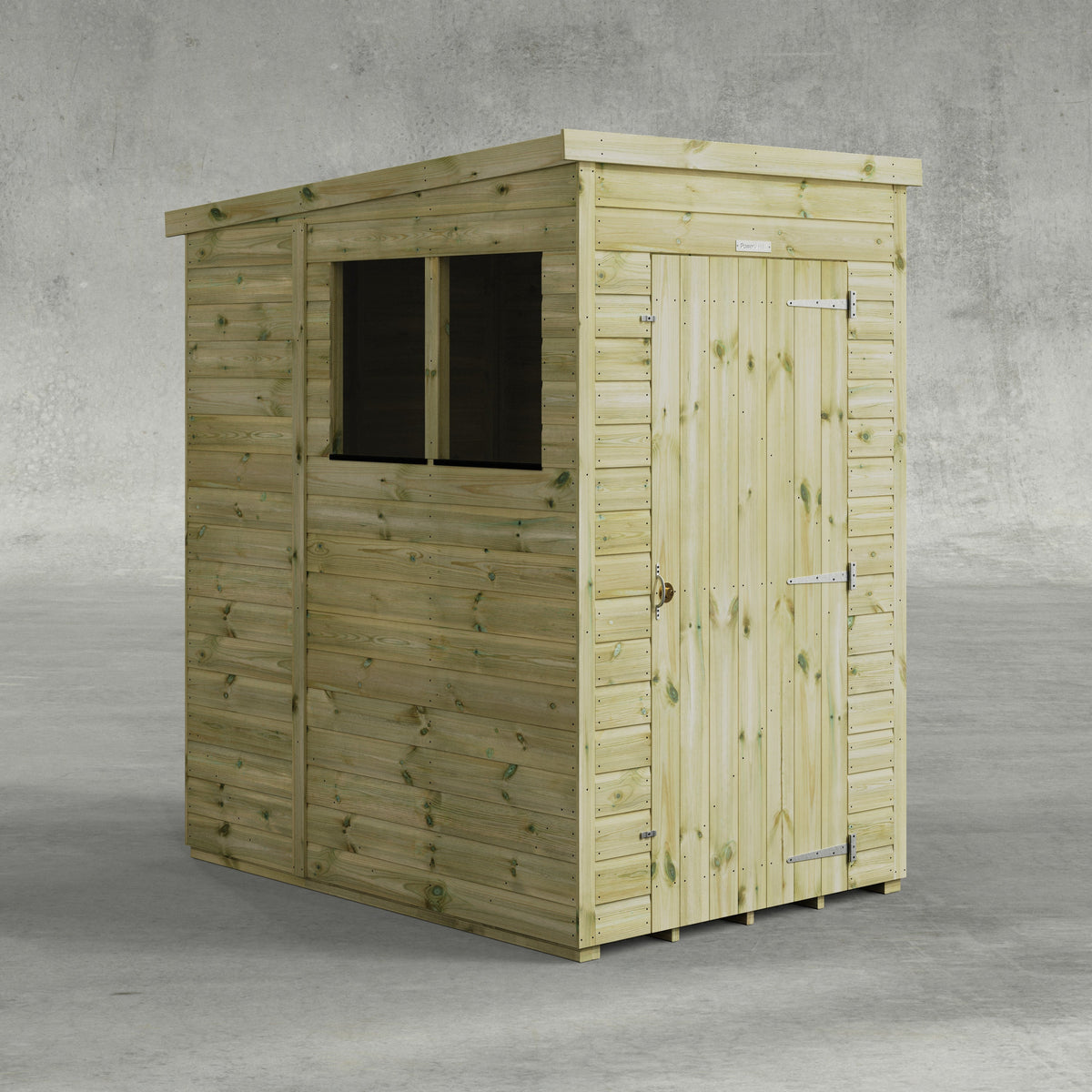 Power Premium Pent Shed 4x6
