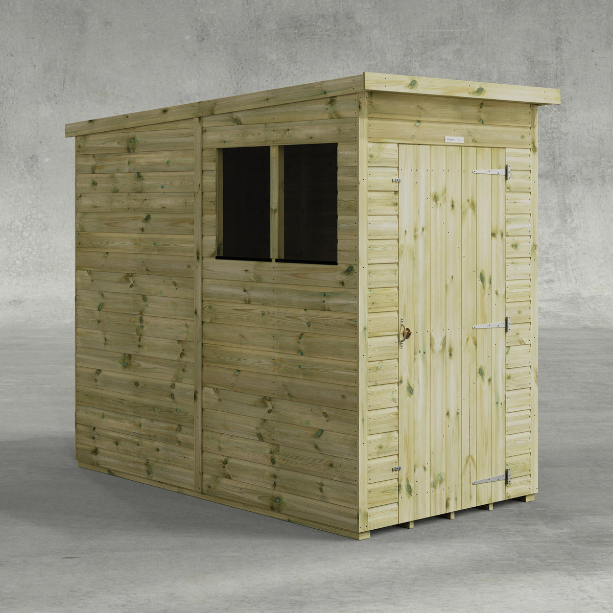 Power Premium Pent Shed 4x8