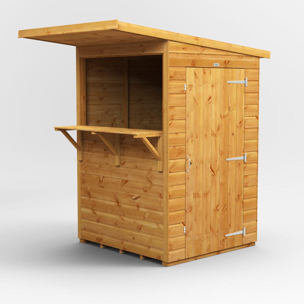 Power Pub Shed – 4x4 exterior view