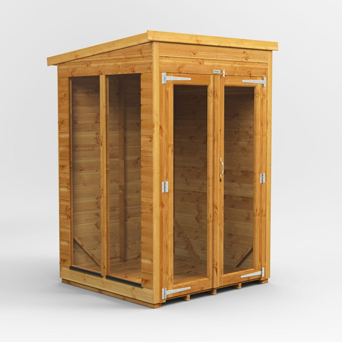 Power Pent Summerhouse – 4x4 exterior view