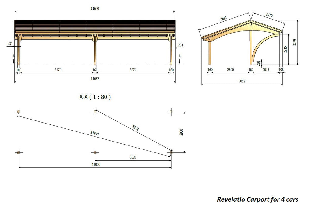 LOJ – Revelatio Carport for 4 Cars