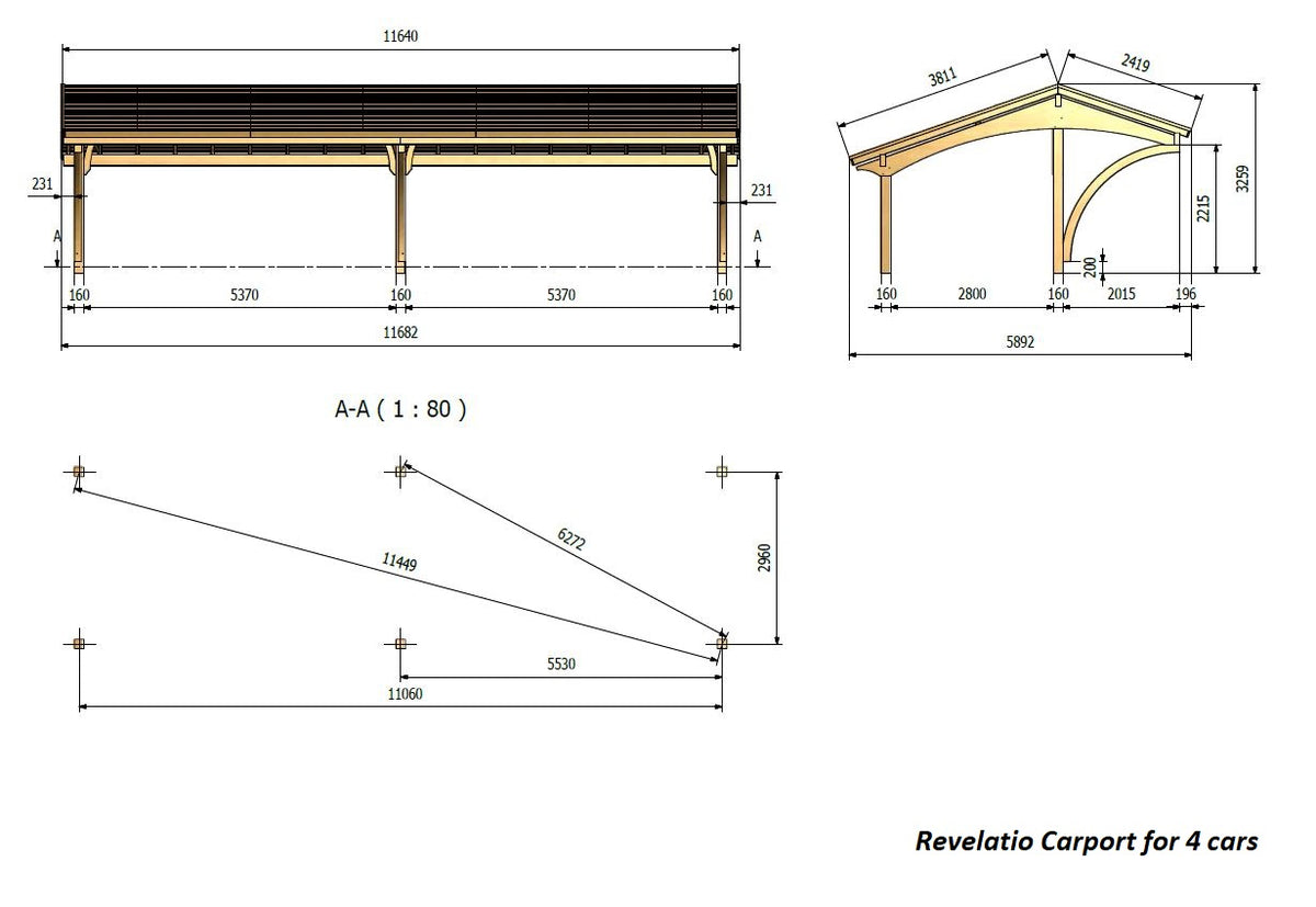 LOJ – Revelatio Carport for 4 Cars