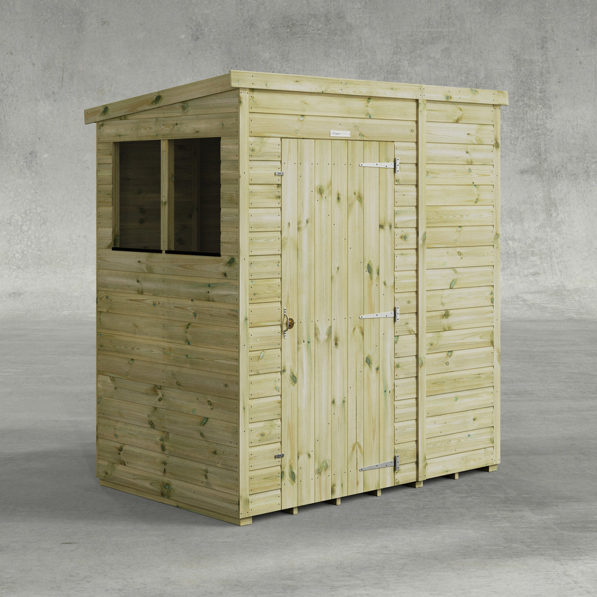 Power Premium Pent Shed 6x4
