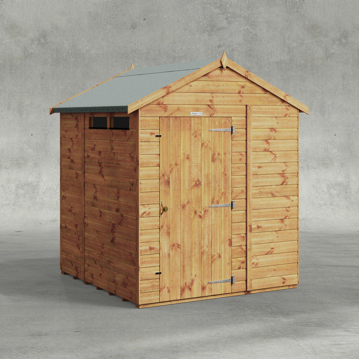 Power Apex Security Shed 6x6