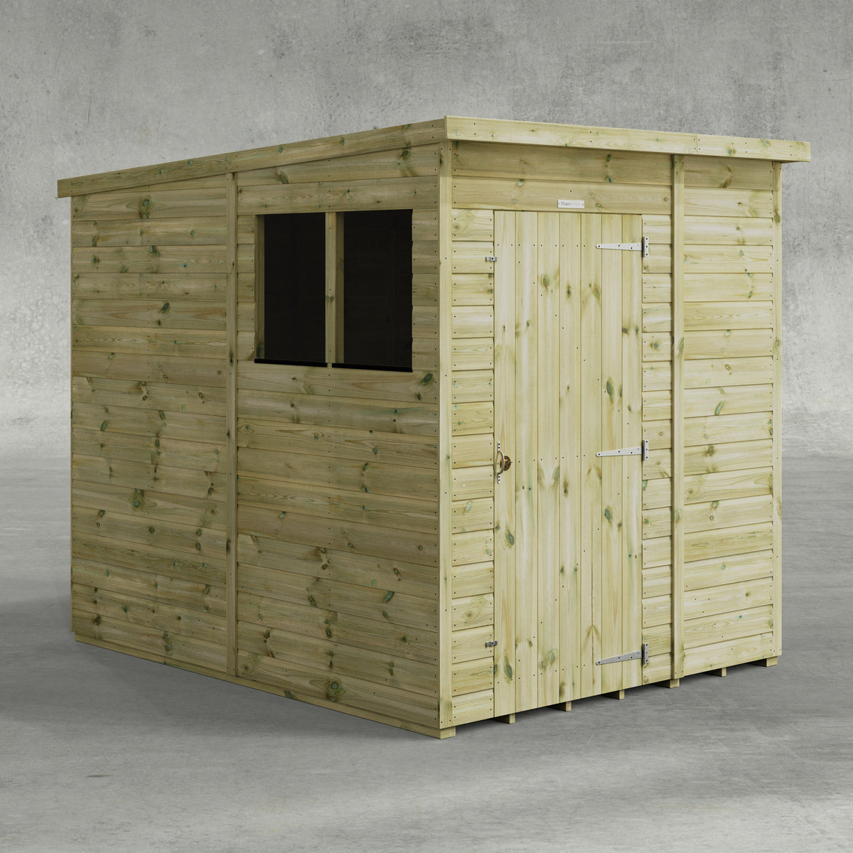 Power Premium Pent Shed 6x8