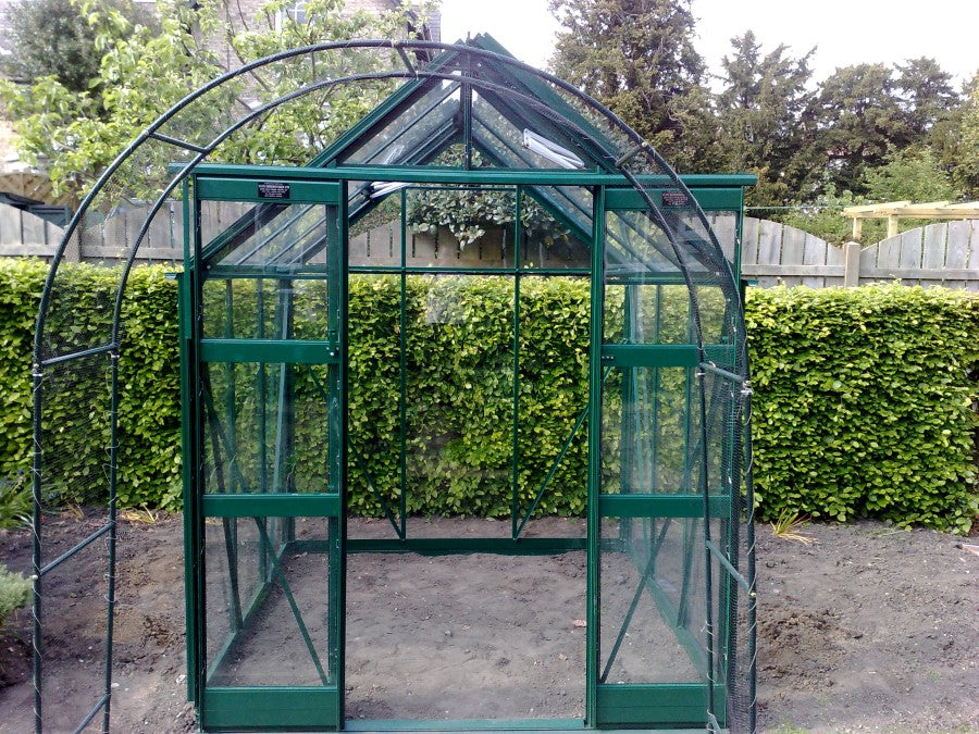 Elite Strata Greenhouse – green finish view 2