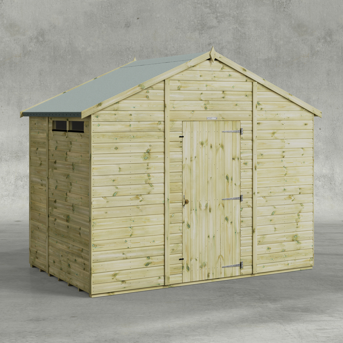 Power Premium Apex Security Shed 6x10