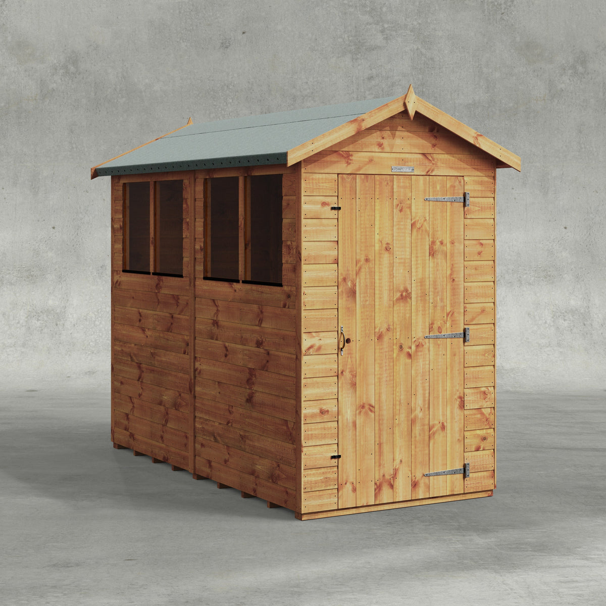 Power Overlap Apex Shed 8x4