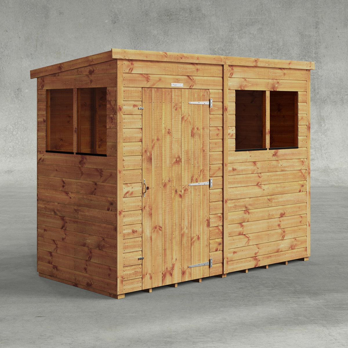 Power Overlap Pent Shed 8x4
