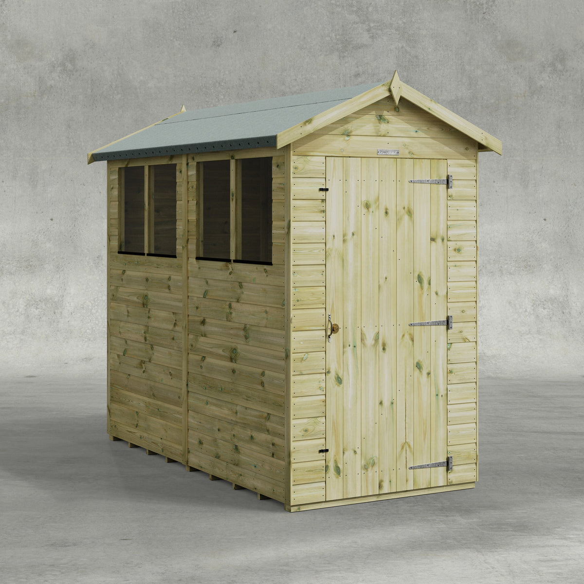 Power Premium Apex Shed 8x4