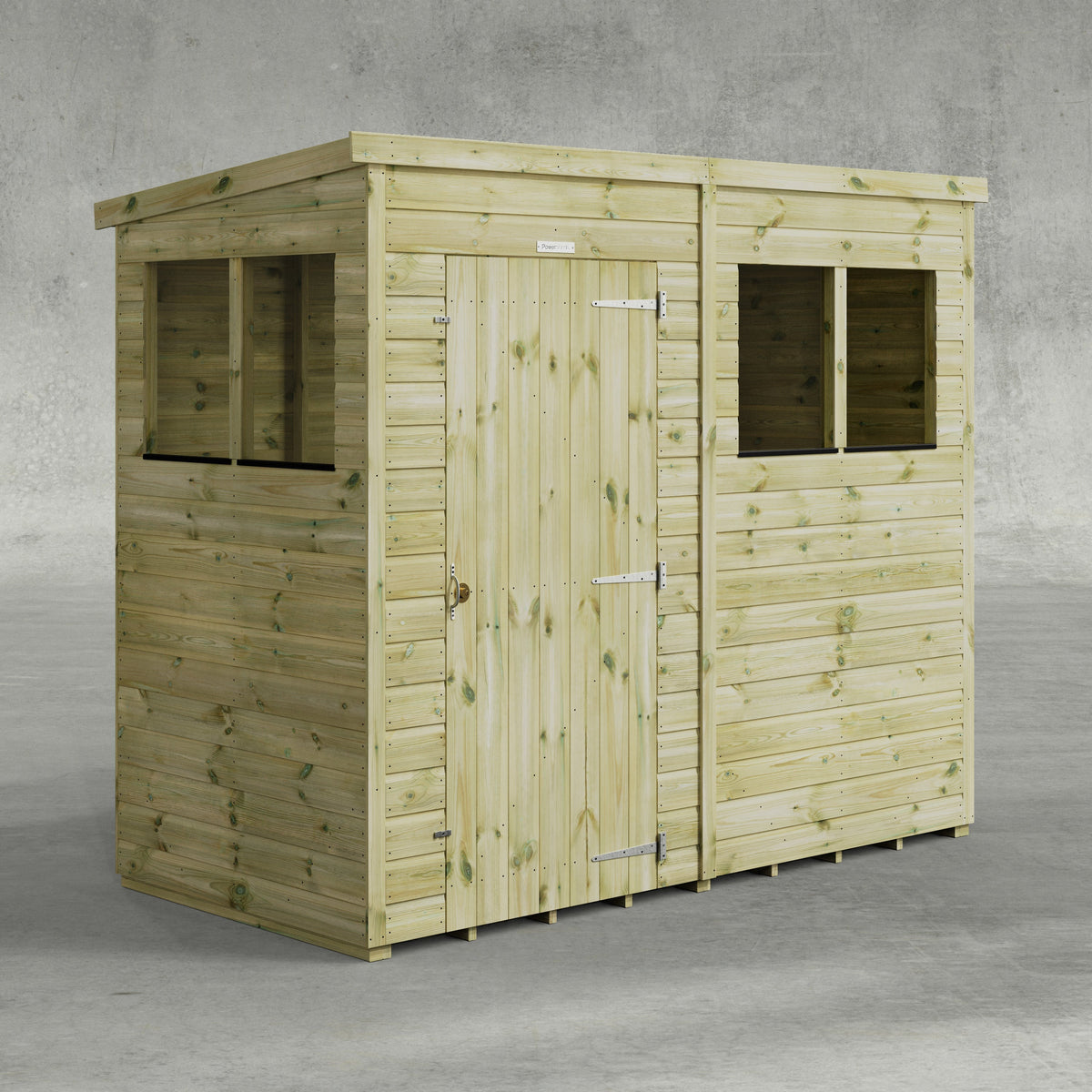 Power Premium Pent Shed 8x4