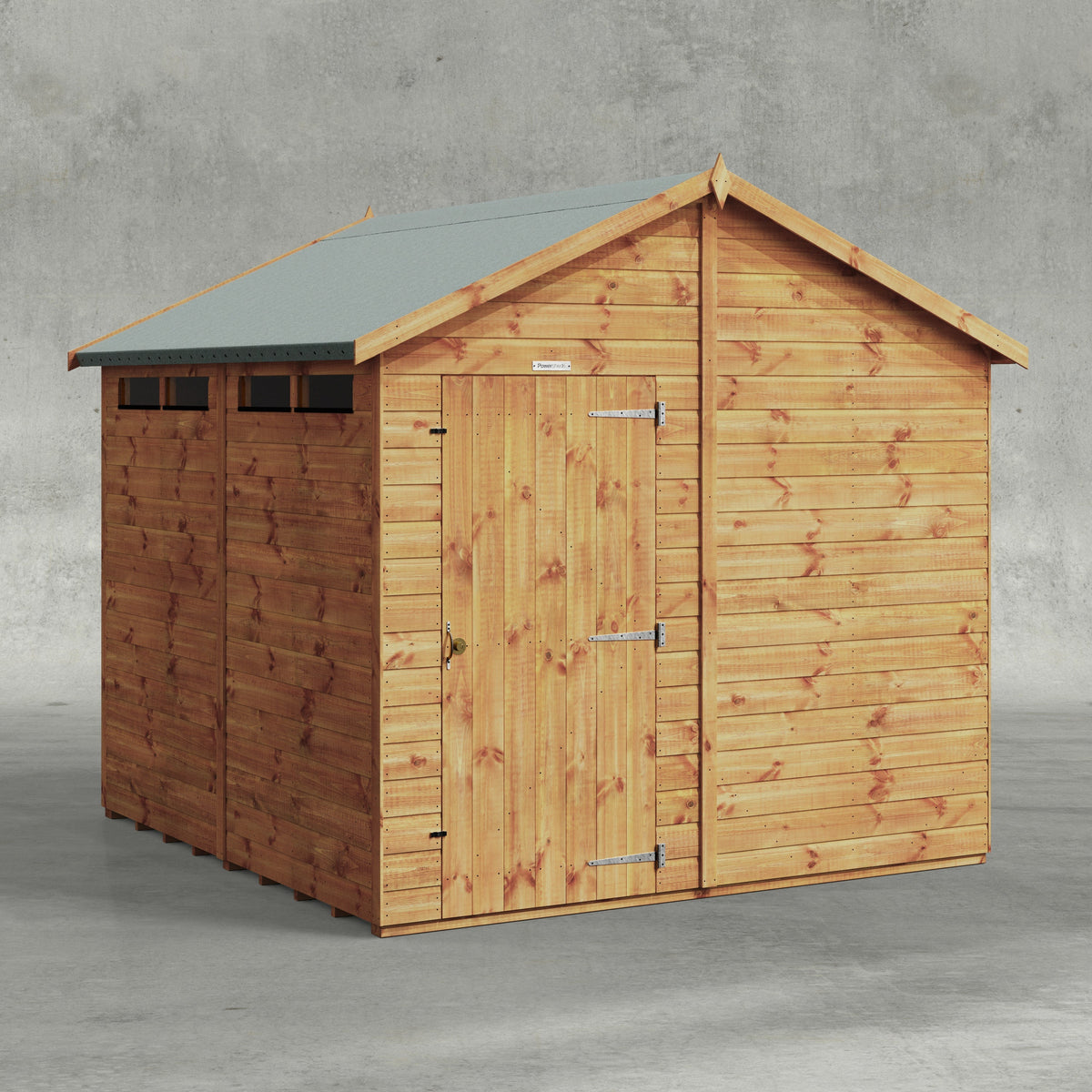 Power Apex Security Shed 8x8