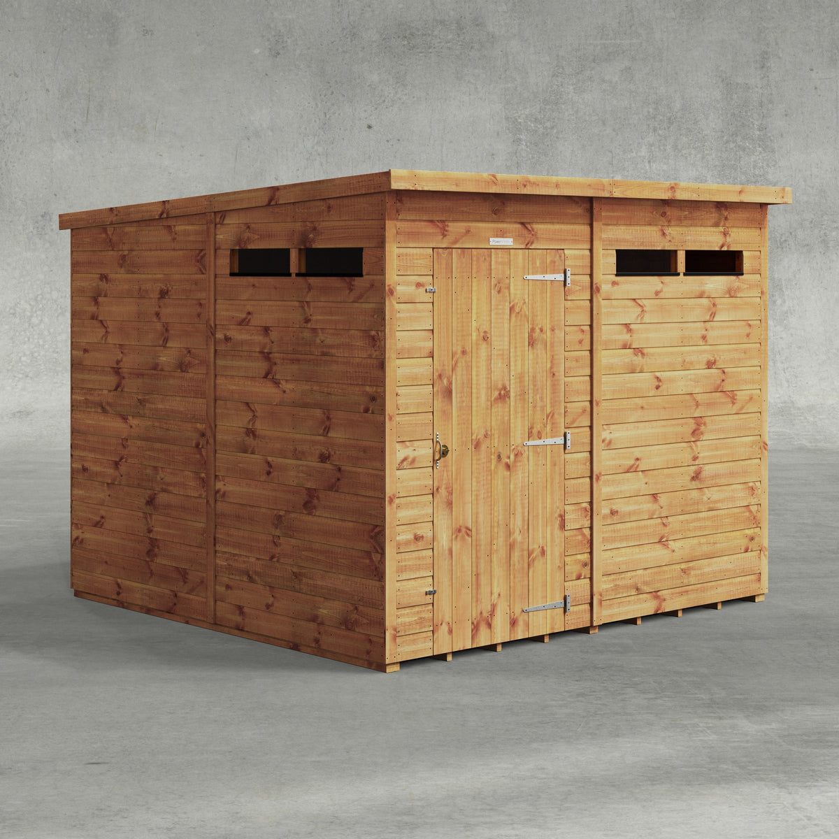 Power Pent Security Shed 8x8