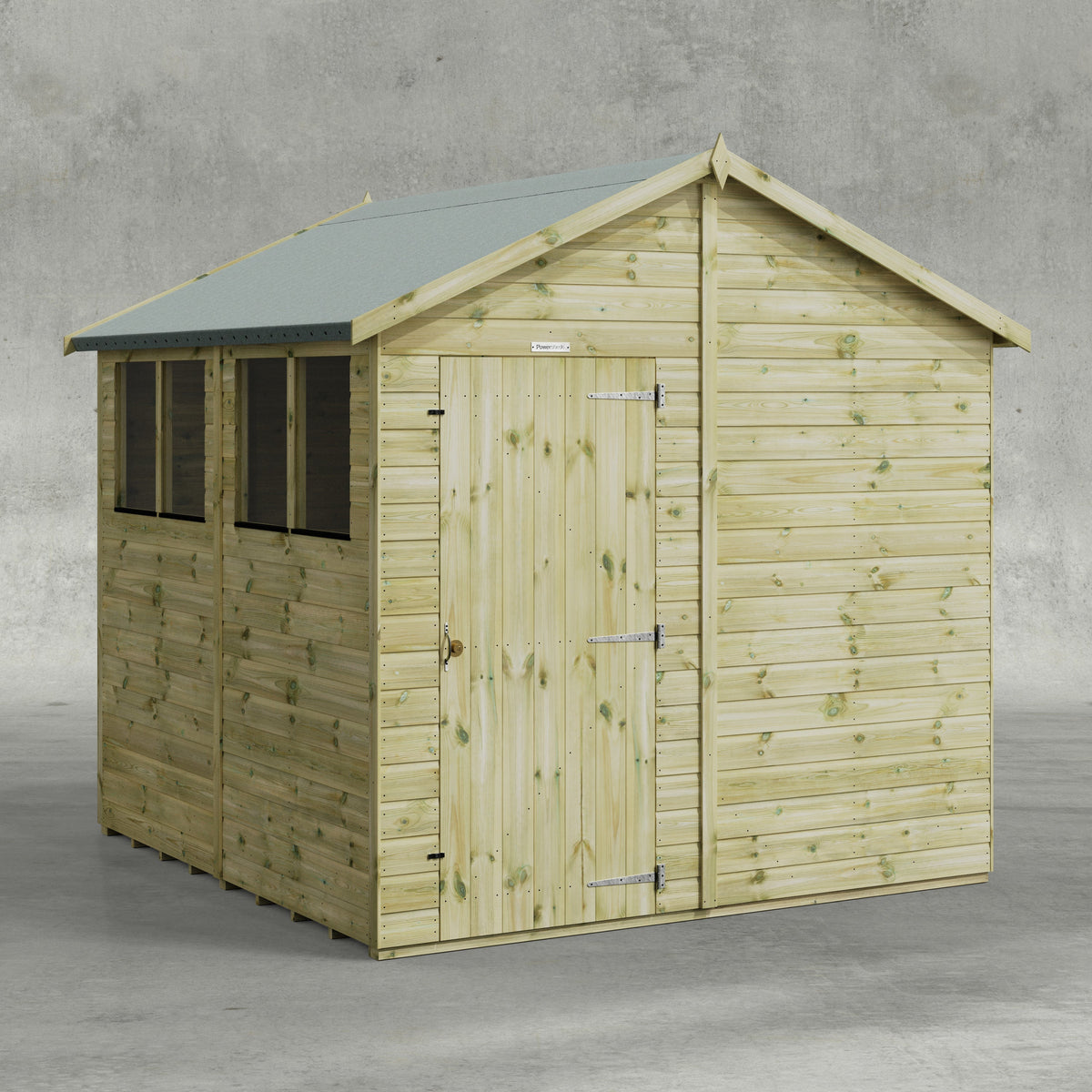 Power Premium Apex Shed 8x8