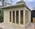 Suresheds Contemporary Kingsdale Combi Pent – exterior view