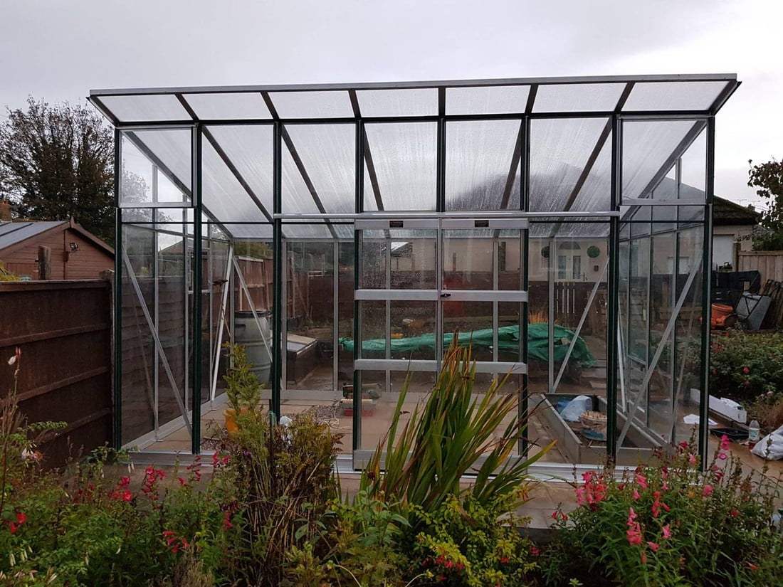 Elite The Edge 400 Greenhouse – aluminium frame detail