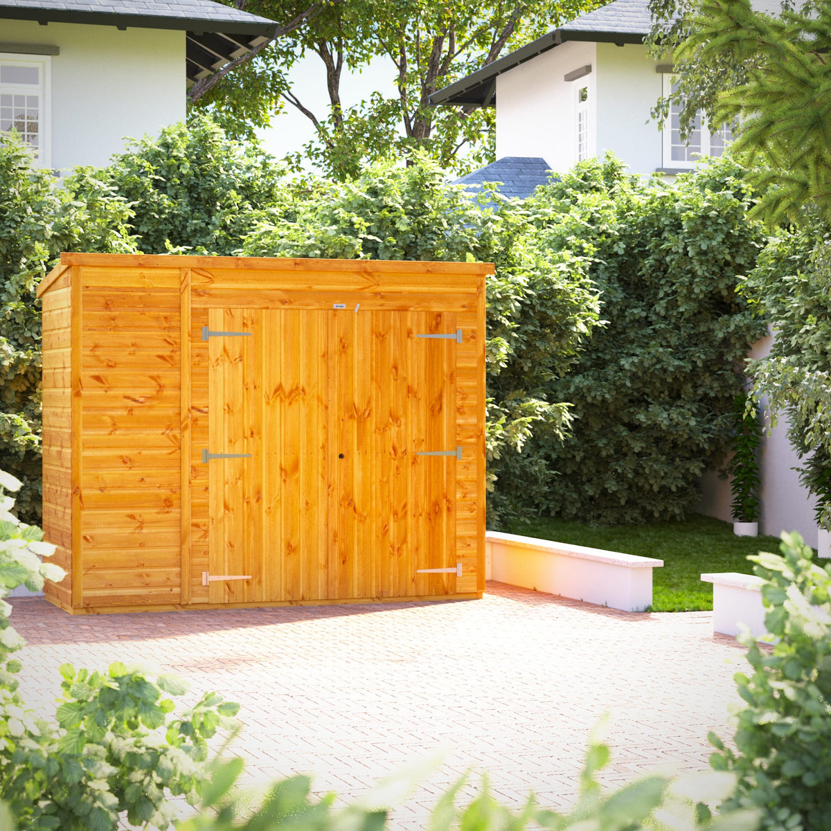 Power Pent Storage Shed 8x3