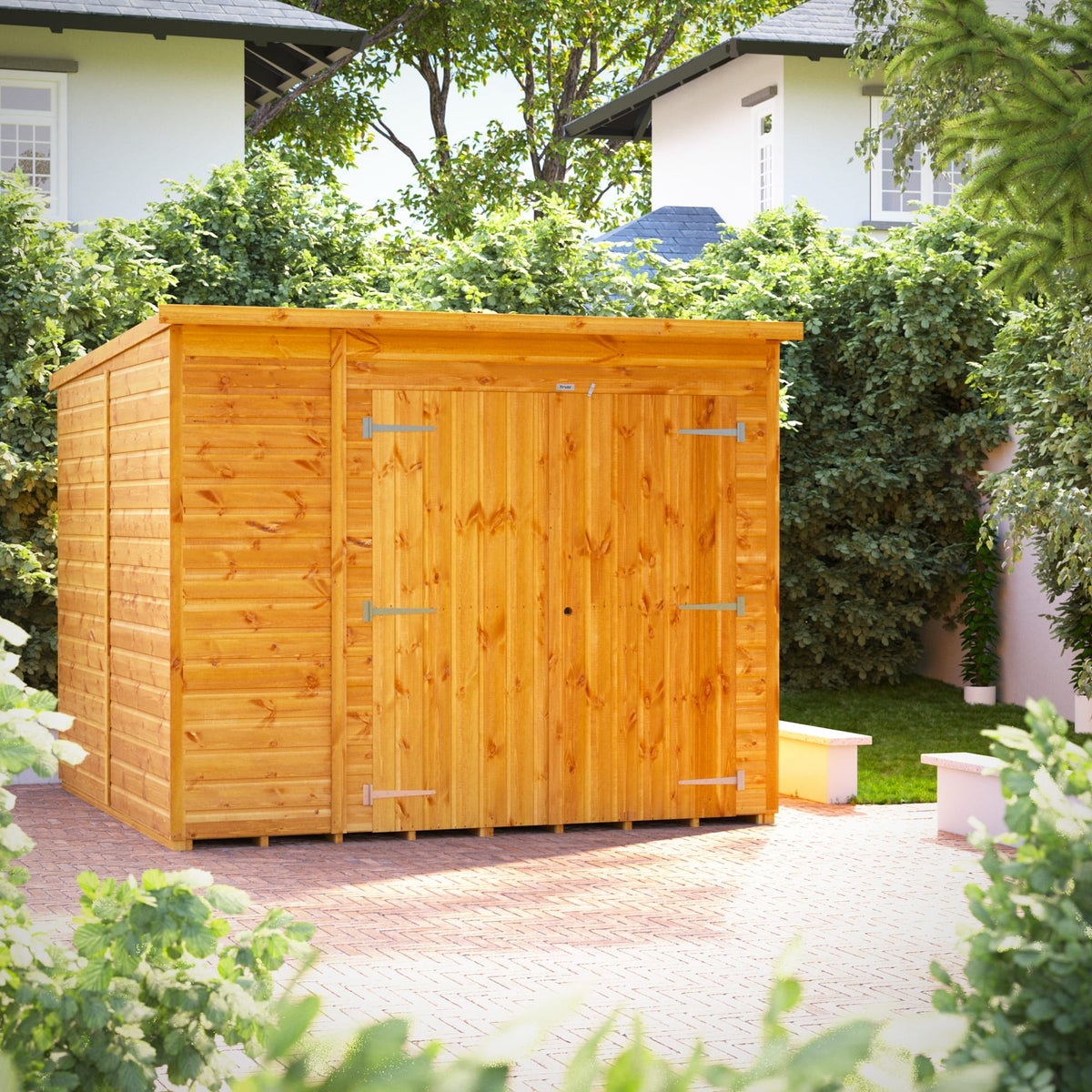 Power Pent Storage Shed 8x8