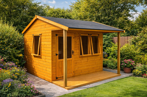 A1 – Alpine Lodge Summerhouse – exterior view