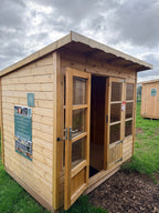 Ashby Pent Summerhouse 8x6 interior - ex display