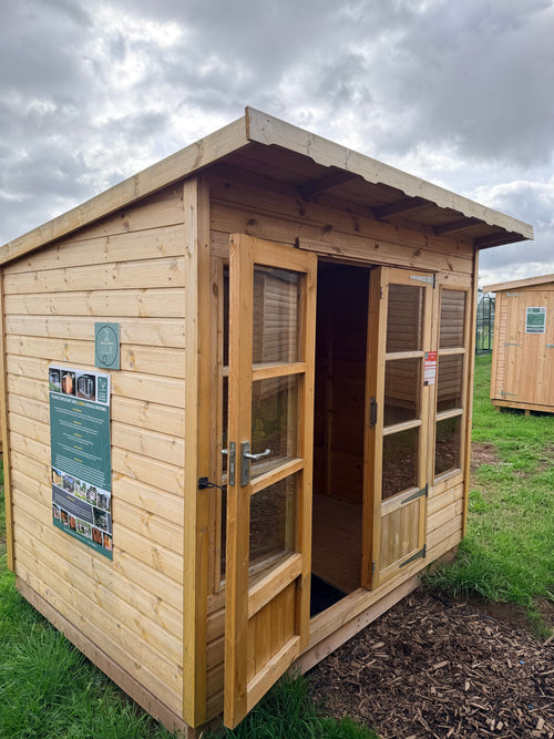 Ashby Pent Summerhouse 8x6 interior - ex display