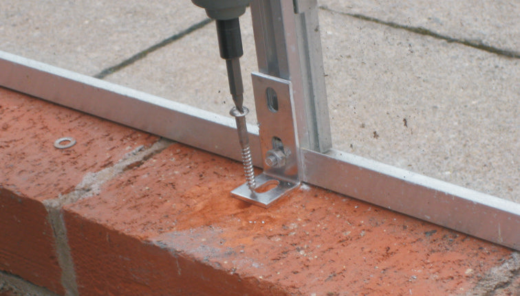 Elite Greenhouse brick base anchoring kit