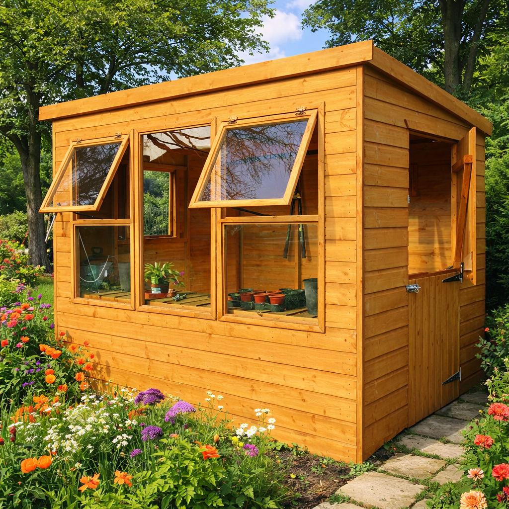 A1 Cherry Tree Potting Shed – exterior view