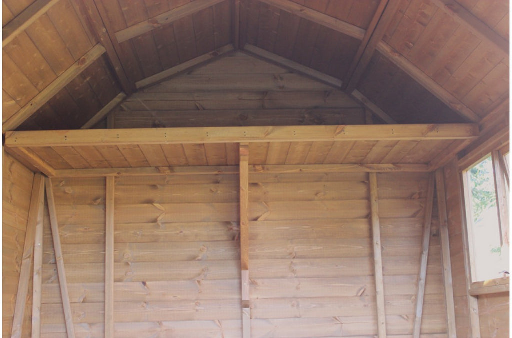 Shedlands The Dutch Barn – built-in bunk/shelf feature