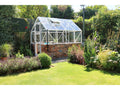 Elite Featured Dwarf Wall 6'3" greenhouse in white