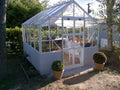 Elite Featured Dwarf Wall 8'5" greenhouse in white
