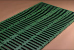 Elite Greenhouse garden track flooring, detail