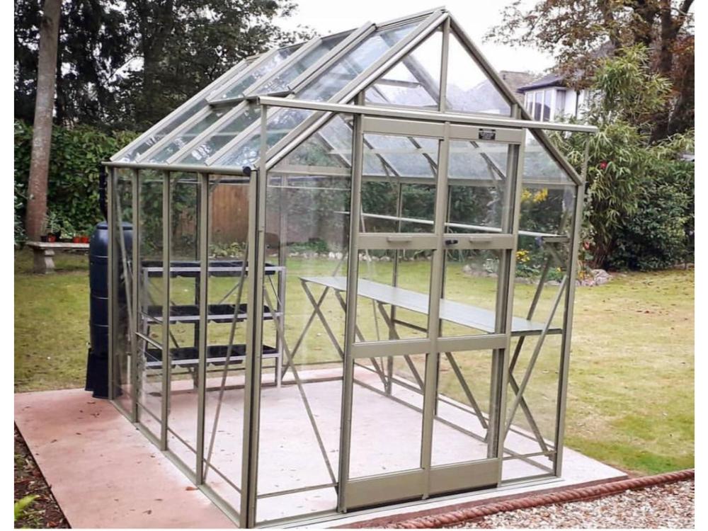 Elite GX 600 Greenhouse – mocha powder-coated finish