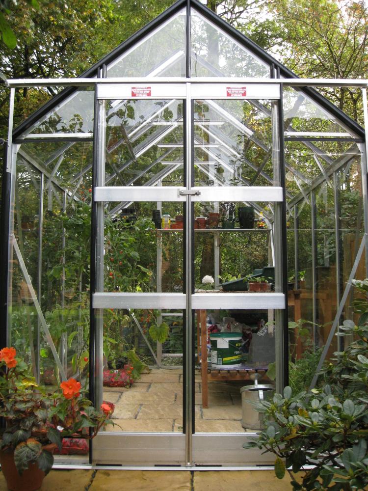 Elite GX 600 Greenhouse – double front door detail