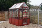 Elite Delta Greenhouse – terracotta hybrid panel finish