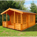 Shire Hatfield log cabin – exterior view 2