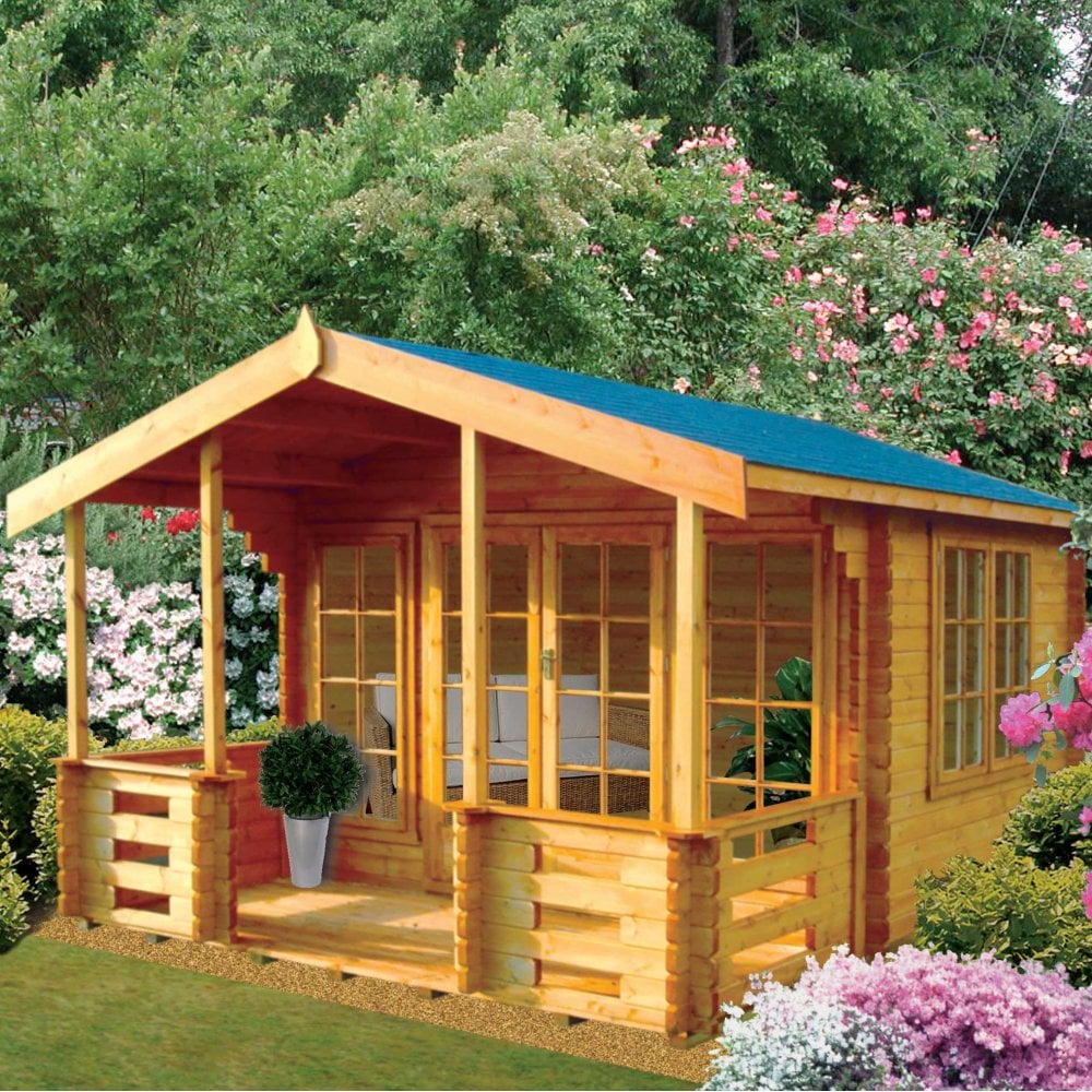 Shire Hatfield log cabin – exterior