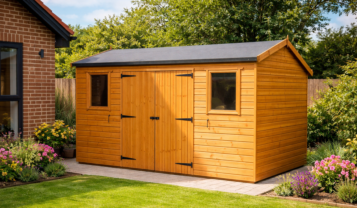 A1 Hi-Pex Apex Shed – exterior view