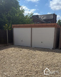 Beeston Concrete Garage - Pent Style – installed example