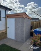 Beeston Concrete Store Shed - Pent Style – installed example