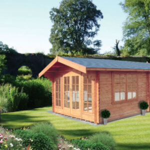 Shire Keilder log cabin – exterior
