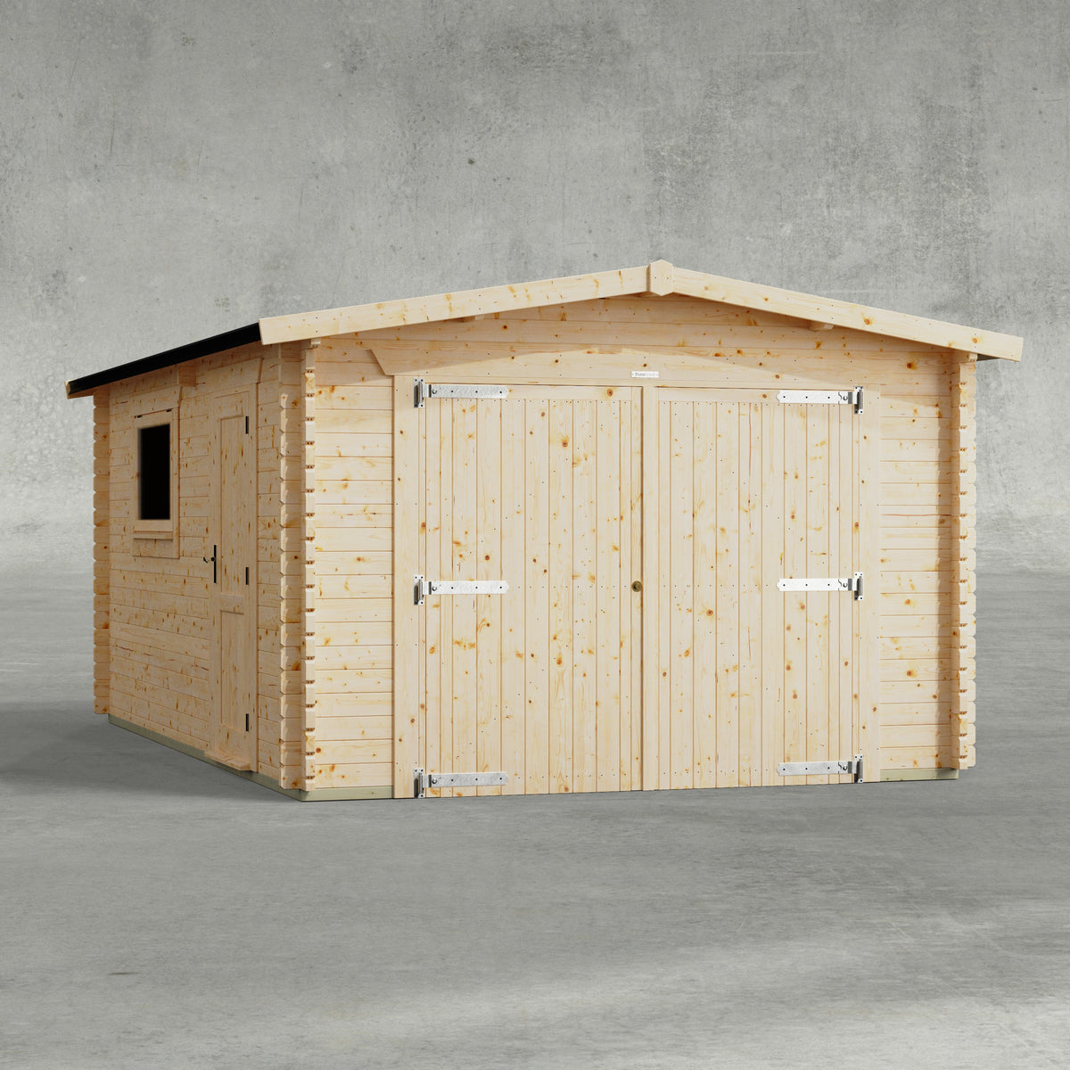 Power Sheds Power Apex Log Cabin Garage 18ft x 12ft