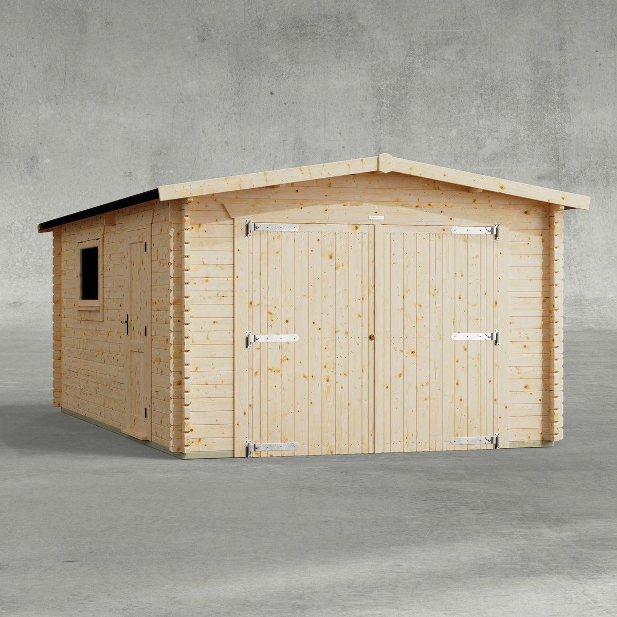 Power Sheds Power Apex Log Cabin Garage 20ft x 12ft